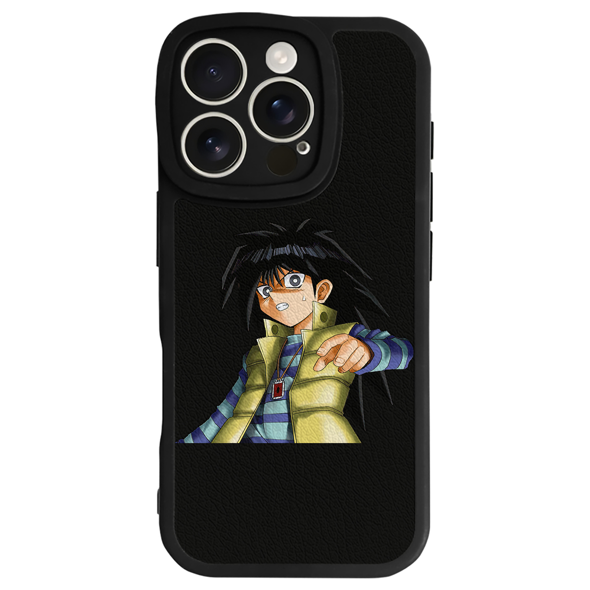 遊☆戯☆王 Yu-Gi-Oh! 【iPhone 16シリーズ対応】シリコンスマホケース（レザー調） 材質：シリコン